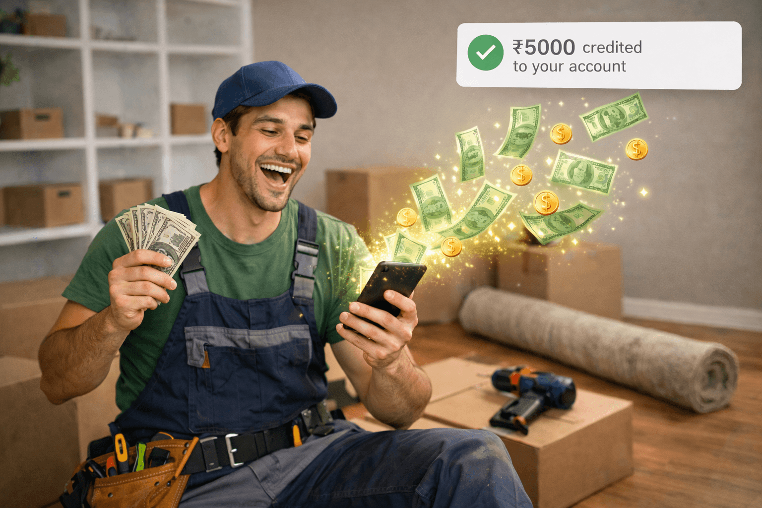 Tasker helping a student